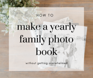 Tips for how to quickly make a family photo book on Shutterfly.