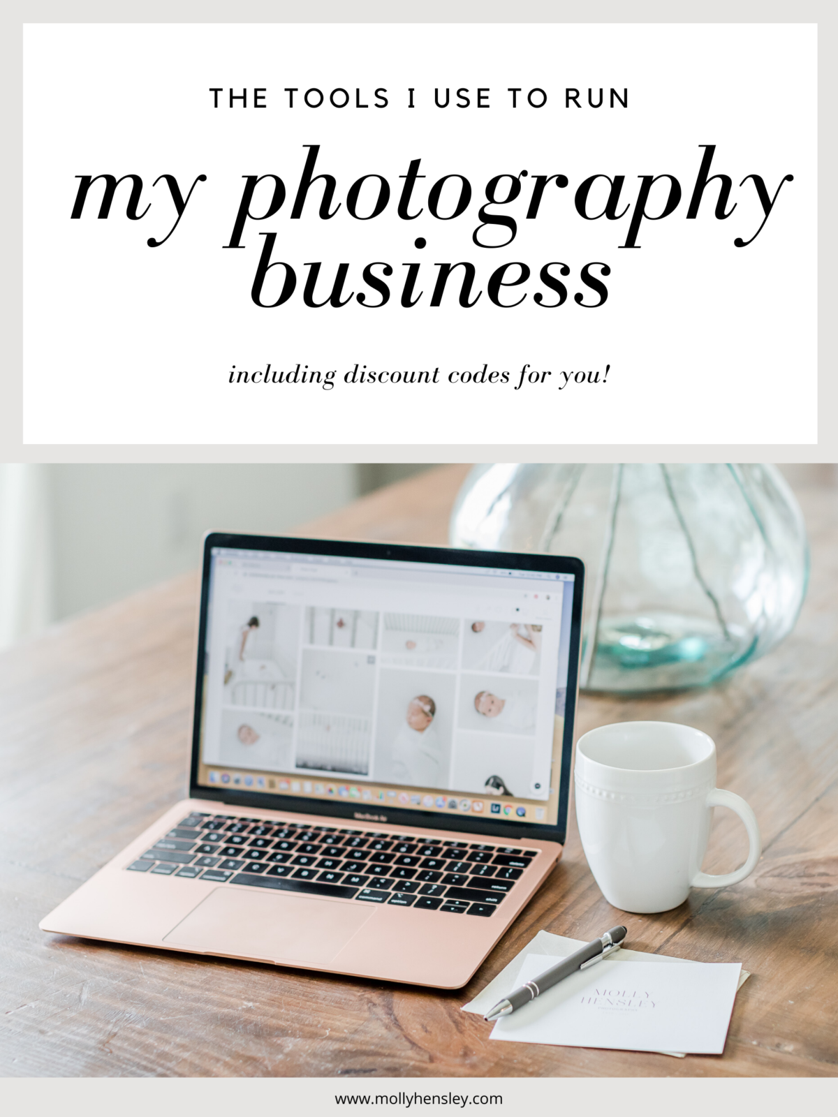 The tools I use to run my photography business
