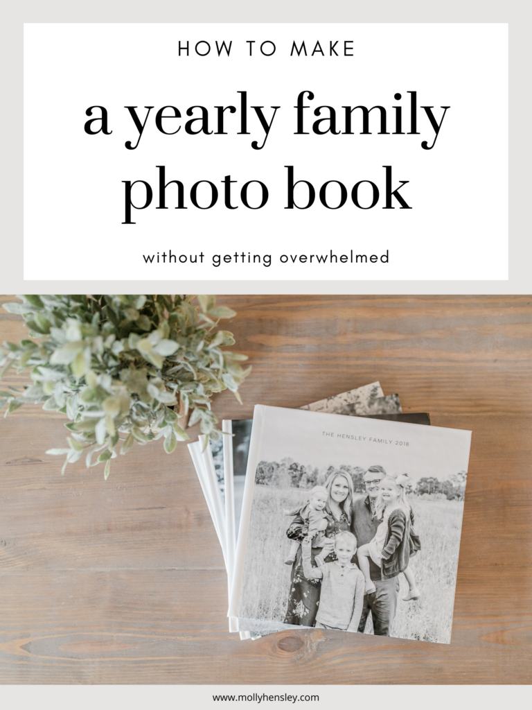 Tips for how to quickly make a family photo book on Shutterfly.