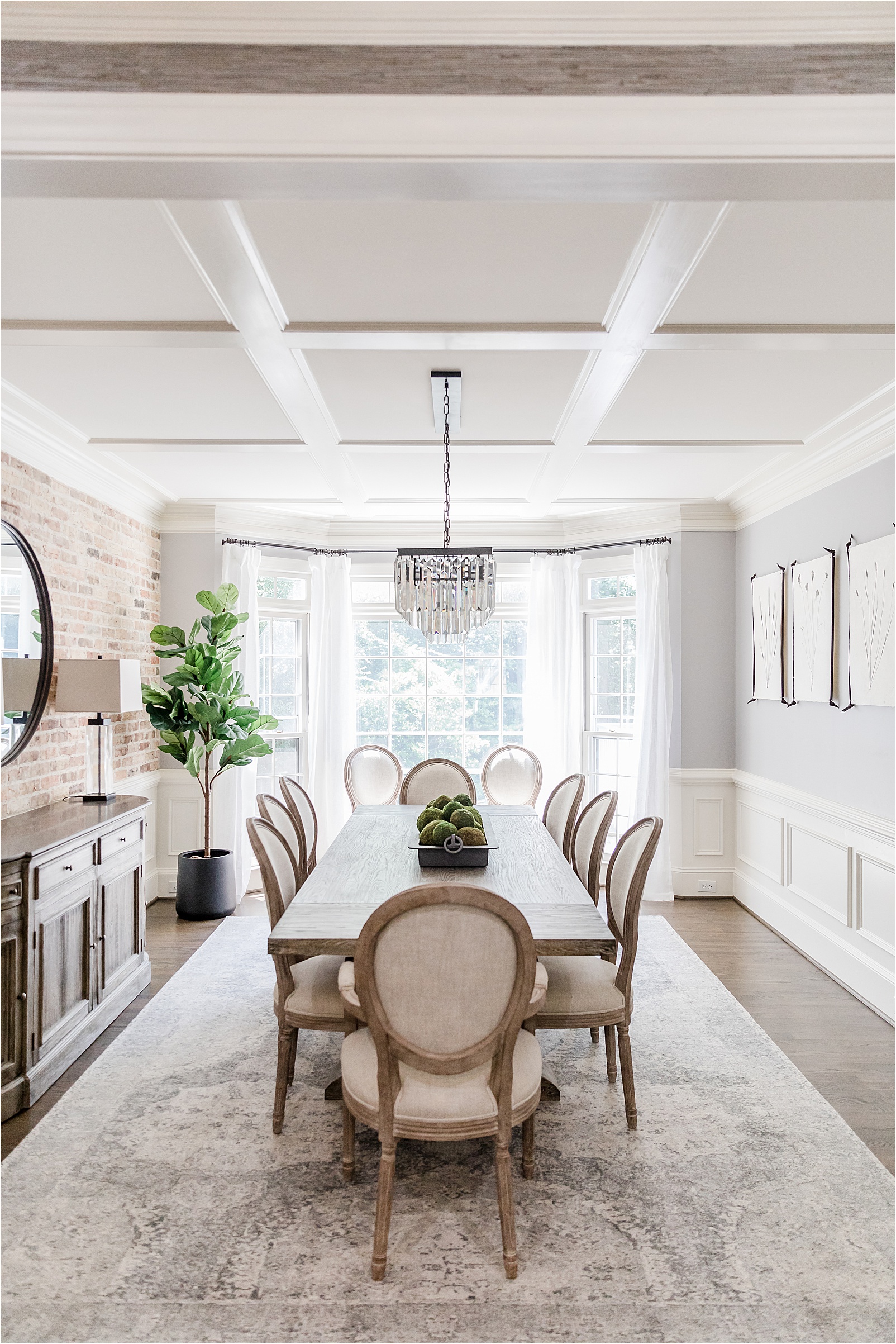 Alpharetta, dining room, Elise Forness design, Molly Hensley interior design photography